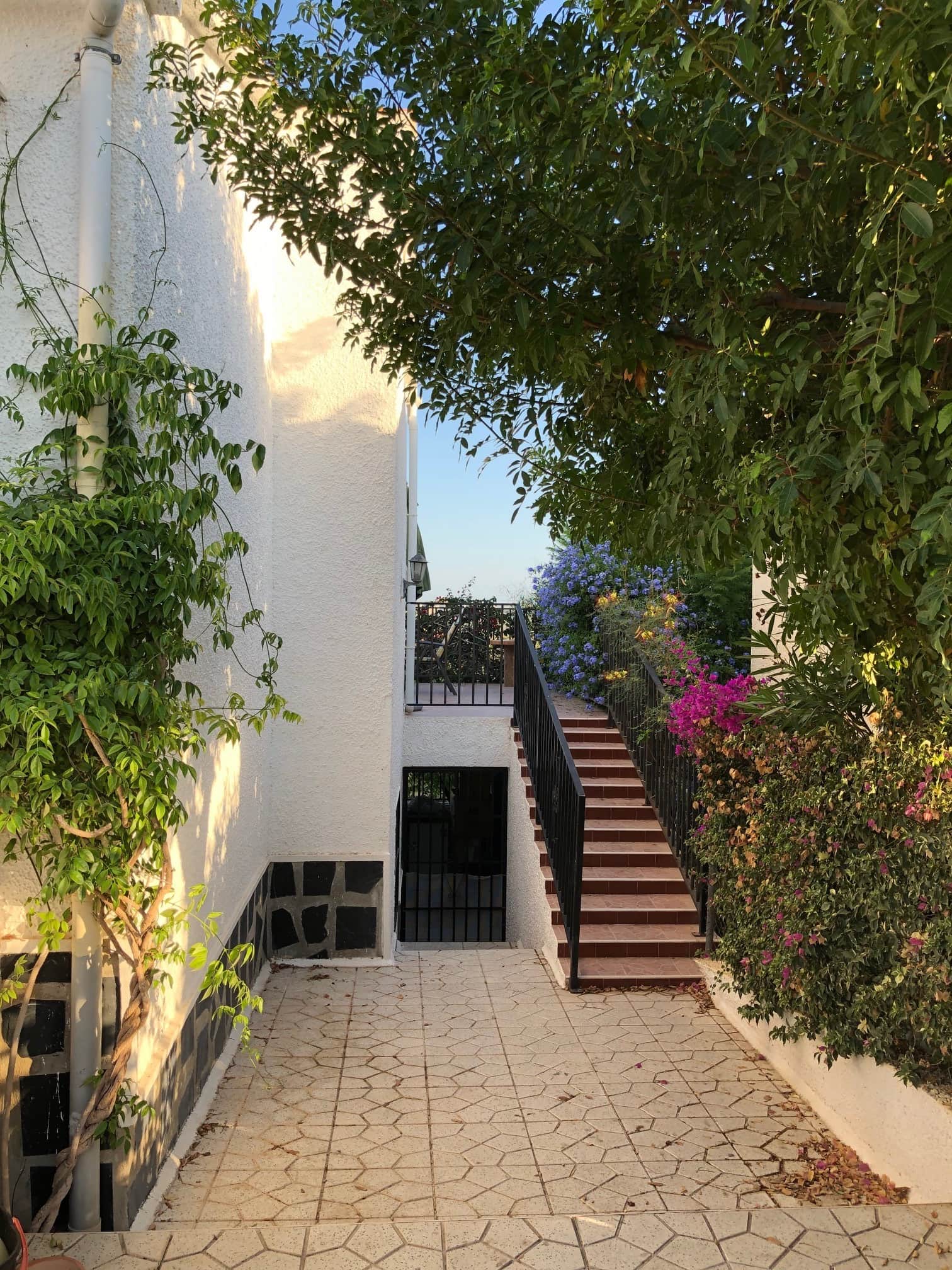 Zugang zur Terrasse von außen